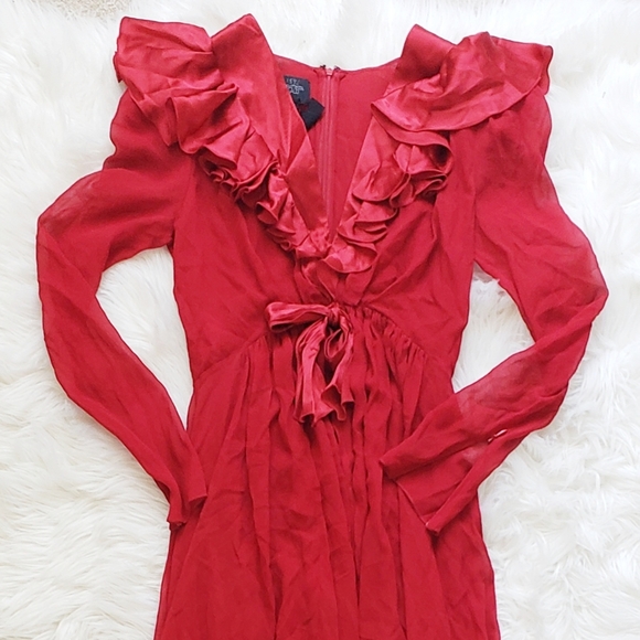 Giambattista Valli Maxi Ruffle Silk Chiffon Dress - Picture 6 of 11